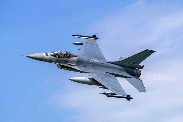 1629356173 featured image Jet fighter flying through clear blue sky