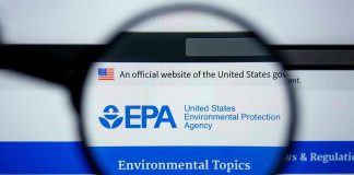EPA website under magnifying glass