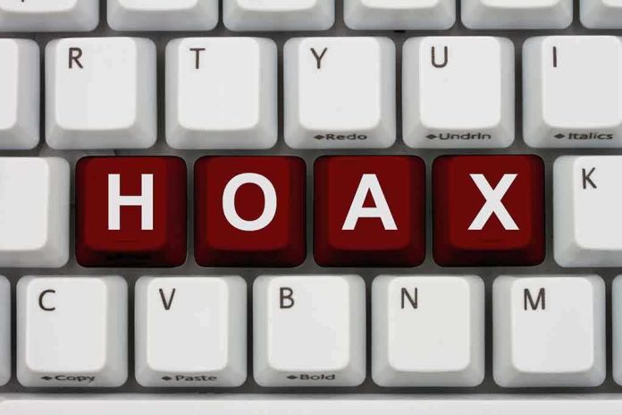 shutterstock_157878179.jpg Close-up of a computer keyboard with the word HOAX spelled out in red keys