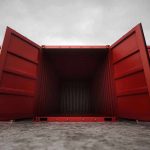 $93 Million Aid: Lifeline or Band-Aid? Open red shipping container with a view into the empty interior