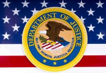 DOJ Approved Trump Spying – Explosive Memo Leaked! Department of Justice seal on American flag background.