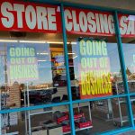 GROCERY Chain Collapses – All Stores CLOSING! Store closing sale with going out of business signs.