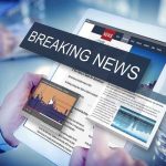 Government COLLAPSES — Streets Explode Nationwide! Breaking news on a digital tablet screen.