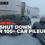 100-Vehicle PILEUP Shuts Down Michigan Highway 100+ CAR PILEUP: I-196 shut down after over a hundred cars