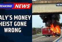 Money Heist Fails: Robbers Bomb Cash Van On Italy Highway