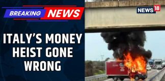 Money Heist Fails: Robbers Bomb Cash Van On Italy Highway