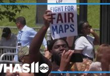 Protesters hold Alabama rally in support of voting rights