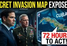 Rubio Visits Top General — Cuba Map Photo Shocks the World #Cuba #SOUTHCOM