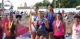 Transgender athlete wins at track finals in California