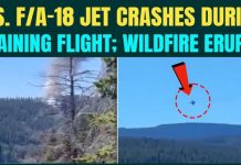 U.S F/A-18 Hornet Crash BREAKING: Trump’s Jet Went Down in Washington During Training Mission