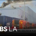 Firefighters gain control of Boyle Heights warehouse blaze, residents remain impacted