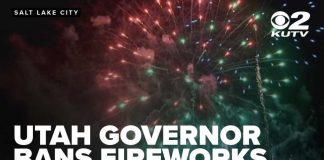 Utah governor declares state of emergency banning fireworks for Fourth of July