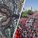 Funeral Fury Targets America, Britain Satellite Images Reveal Sea of Mourners at Khamenei Funeral in Tehran