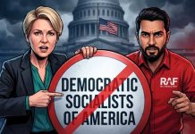 #TOWNHALL Stop Democratic Socialists of America with intelligence analysis RedAmericaFirst dot com