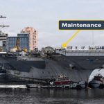 USS Gerald R. Ford maintenance at the Shipyard | What Goes Wrong?