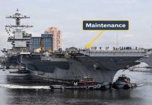 USS Gerald R. Ford maintenance at the Shipyard | What Goes Wrong?