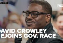 David Crowley relaunches campaign for Wisconsin governor