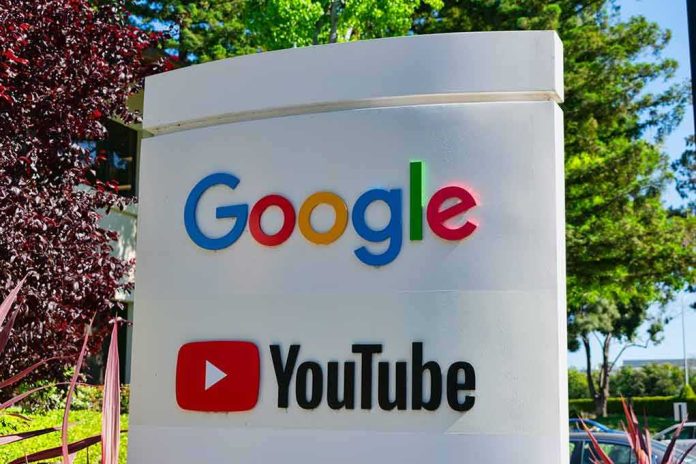 shutterstock_1424645474 Google and YouTube logos on an outdoor office sign