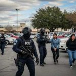 Florida Dad Dead—Border Blame Erupts ICE agents conducting an arrest in a parking lot