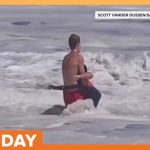 Teen Lifeguard’s Viral Save Draws Trump Teen Lifeguard Who Saved Boy in Rough Surf Speaks Out