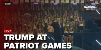 Trump Gets Rockstar Welcome at Patriot Games Final Live: President Trump attends the 2026 Patriot Games finale
