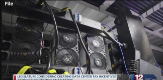 West Virginia Legislature considers bill that gives tax credit to data centers