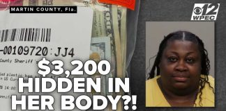 $3,200 Found Hidden Inside Florida Scam Suspect’s Body Woman accused of hiding $3,200 inside her body during Martin County arrest