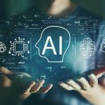 AI Isn’t Going to Destroy Humanity—Here’s Who Might Person holding virtual icons related to artificial intelligence.