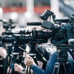 Vatican’s Secretive China Deal Being Called ‘Deal With The Devil’ Broadcast cameras on tripods at a press event