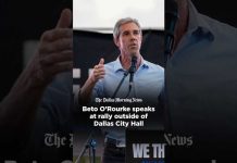 Beto O’Rourke speaks at rally outside of Dallas City Hall