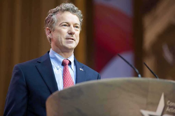 Man in suit speaking at a podium