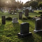 27 Veterans’ Grave Markers Stolen Gravestones in a sunlit cemetery