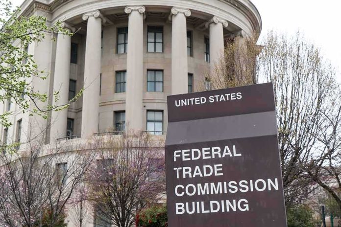 shutterstock_399778786 Federal Trade Commission building with sign in front