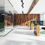 Former Security Officials Warn Trump Is Dismantling America’s Guardrails Modern open-plan office with wood accents and glass meeting room