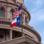 Vanished Democrat Finally BREAKS His Silence Texas and U.S. flags in front of a capitol building dome