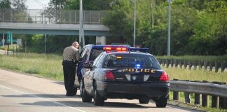 Stolen Box Truck Chased From the SKY Police officer conducting a traffic stop on a highway
