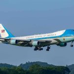 Nicki Minaj JOINS Trump’s Midterm Fight Air Force One Boeing 747 on approach
