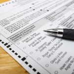 GOP Statehouse Control Is Suddenly at RISK Ballot paper with pen on wooden surface