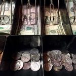 Store Owner Lost $460K to FEDS Cash register drawer with US bills and coins